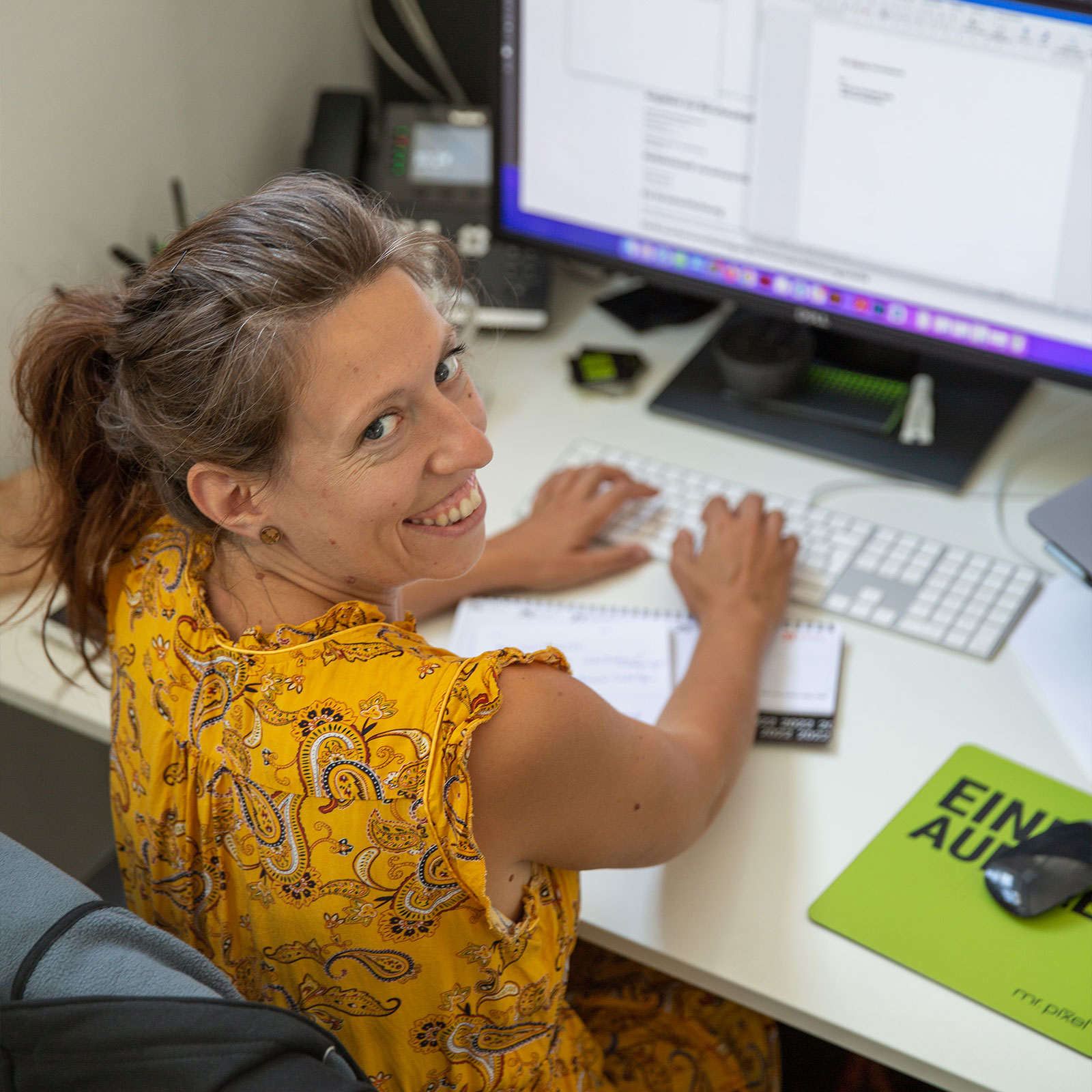 Der Arbeitsalltag von Julia.