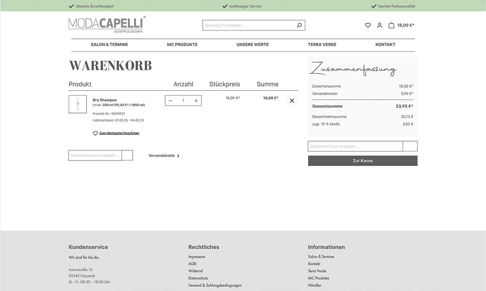 modacapelli-warenkorb-screenshot