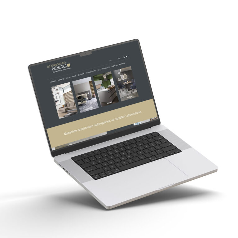 Einrichtung Pröbster – Onlineshop - Agentur Neumarkt mr. pixel