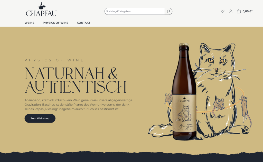 Screenshot_Webshop_Startseite