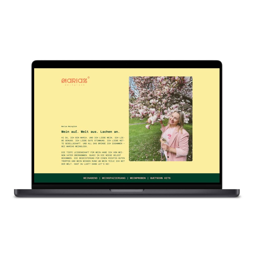 website-landingpage-mariasweinglueck