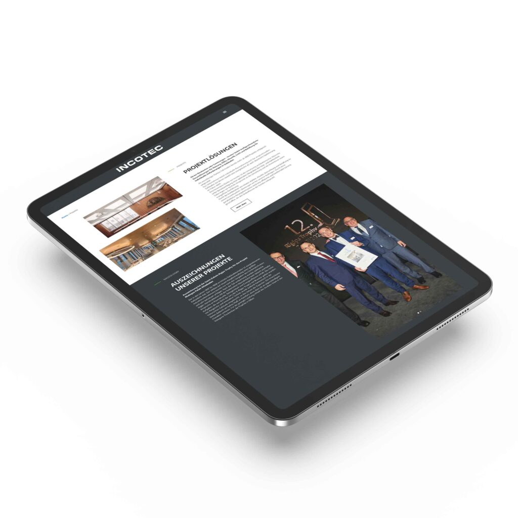 ipad_incotec_startseite